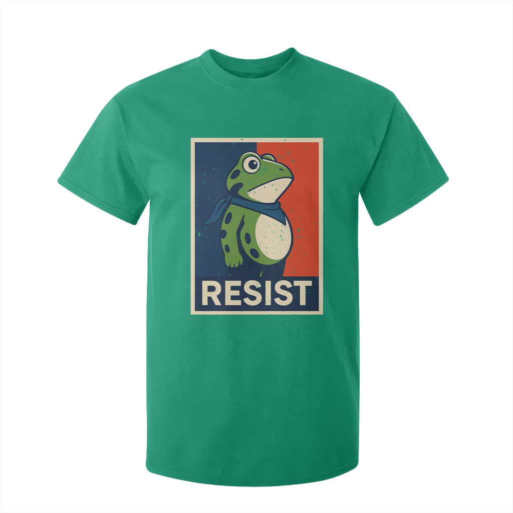 Portland 2025 Protest T Shirt For Kid Frog Resist Against Pepper Spray TS02 Irish Green Print Your Wear