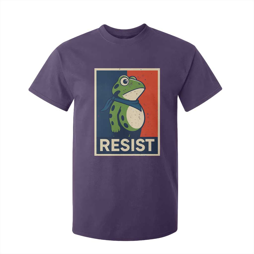 Portland 2025 Protest T Shirt For Kid Frog Resist Against Pepper Spray TS02 Purple Print Your Wear