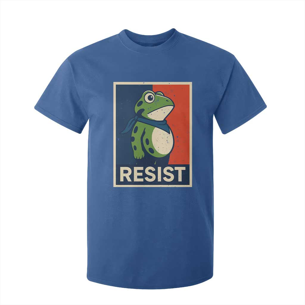 Portland 2025 Protest T Shirt For Kid Frog Resist Against Pepper Spray TS02 Royal Blue Print Your Wear