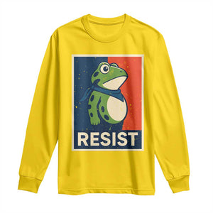 Portland 2025 Protest Long Sleeve Shirt Frog Resist Against Pepper Spray TS02 Daisy Print Your Wear