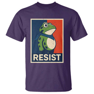 Portland 2025 Protest T Shirt Frog Resist Against Pepper Spray TS02 Purple Print Your Wear