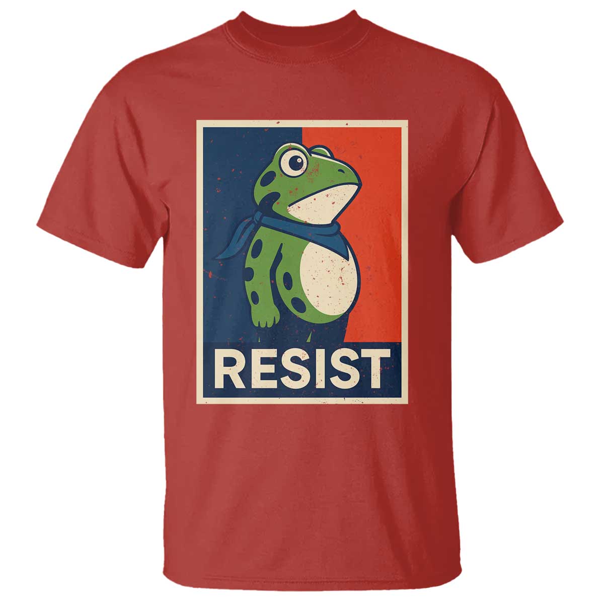 Portland 2025 Protest T Shirt Frog Resist Against Pepper Spray TS02 Red Print Your Wear