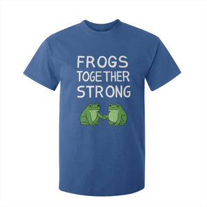 Frogs Together Strong T Shirt For Kid Free Portland Oregon Unity Meme TS02 Royal Blue Print Your Wear