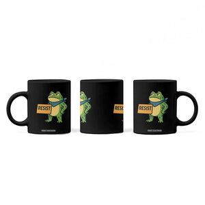 Retro Frog Resist Coffee Mug Free Portland Oregon Funny Cartoon Graphic TS02 Print Your Wear