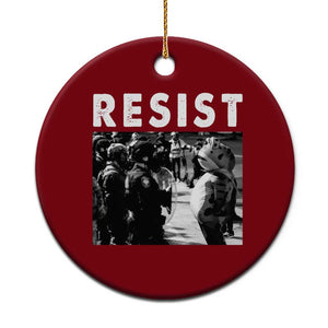 Portland Resist Frog Ceramic Ornament Oregon Iconic Frogs Photo Protest Moment TS02 1pc Red Print Your Wear