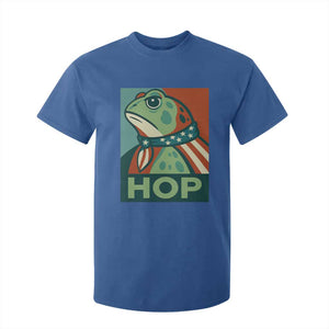 Hop Patriotic Frog T Shirt For Kid Resist Protest Poster Graphic TS02 Royal Blue Print Your Wear