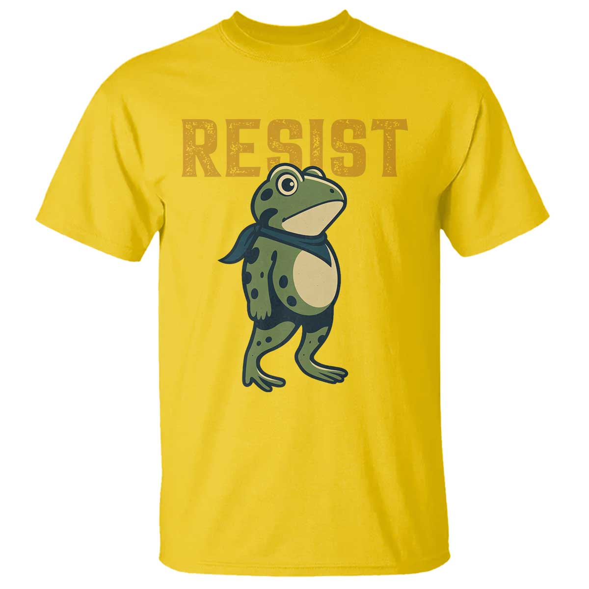 Resist Frog Protest T Shirt Free Portland Political Satire TS02 Daisy Print Your Wear