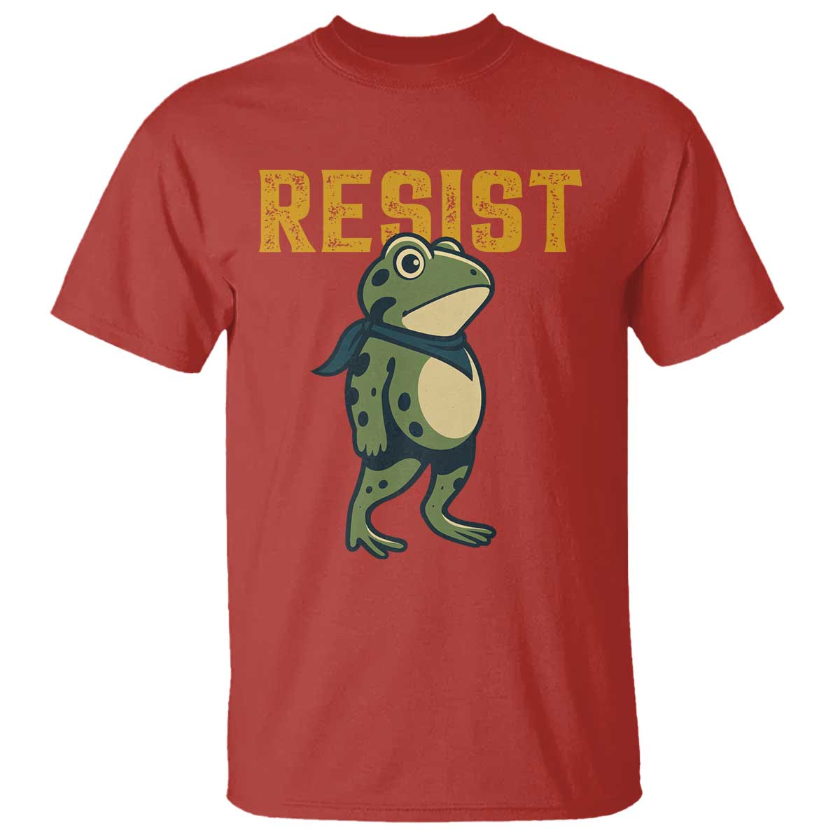 Resist Frog Protest T Shirt Free Portland Political Satire TS02 Red Print Your Wear