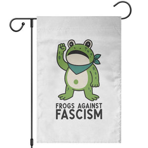 Frogs Against Fascism Garden Flag Portland Resist Protest Antifascist TS02 White Print Your Wear