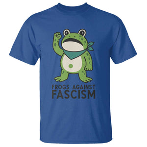 Frogs Against Fascism T Shirt Portland Resist Protest Antifascist TS02 Royal Blue Print Your Wear