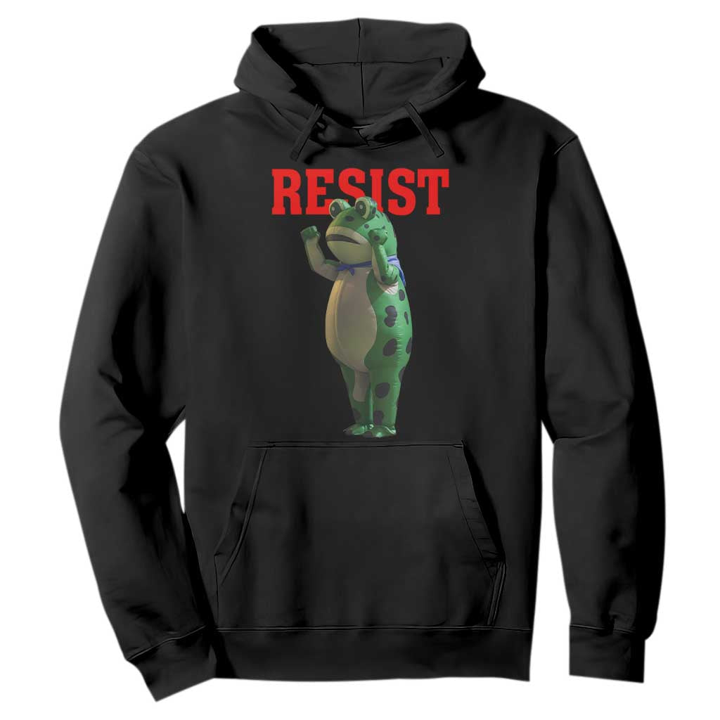 Funny Inflatable Portland Frog Resist Hoodie Freedom Protest TS02 Black Print Your Wear
