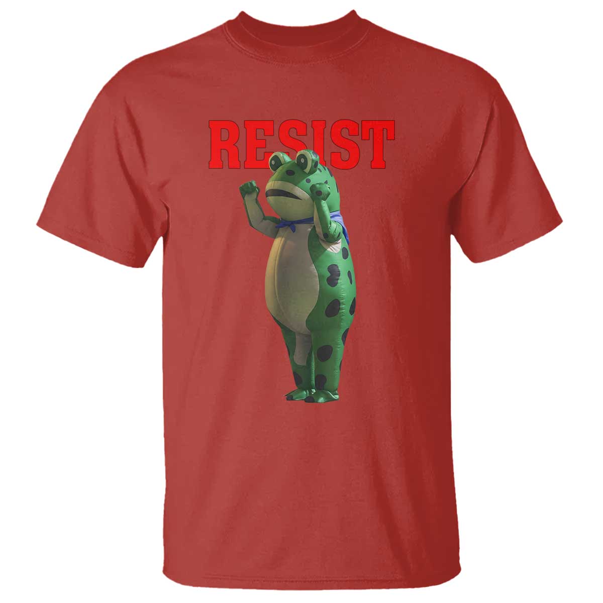 Funny Inflatable Portland Frog Resist T Shirt Freedom Protest TS02 Red Print Your Wear
