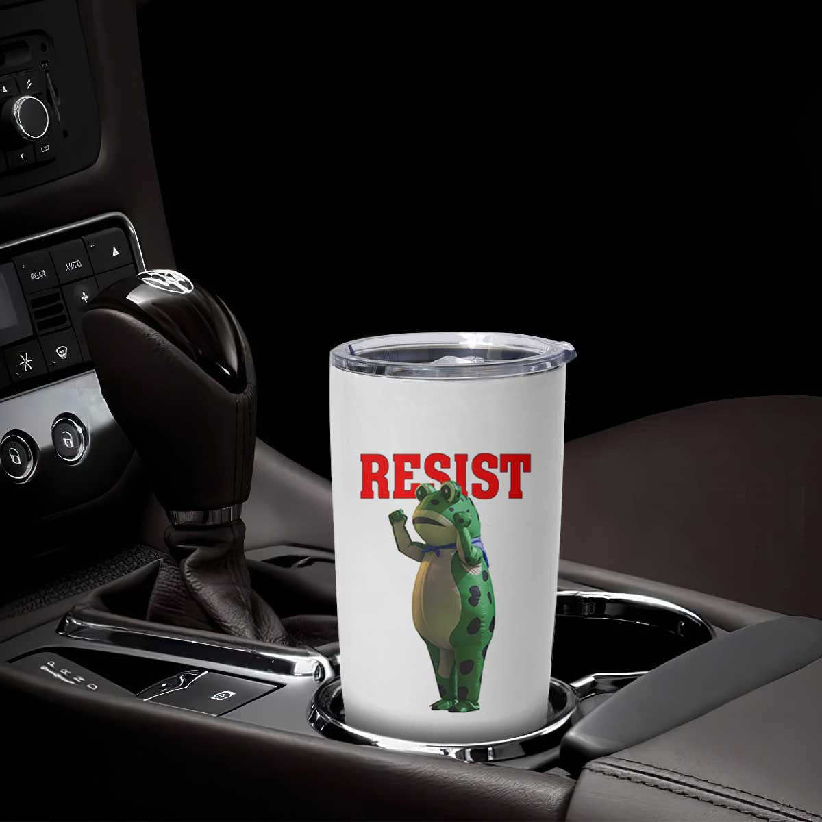 Funny Inflatable Portland Frog Resist Tumbler Cup Freedom Protest TS02 Print Your Wear