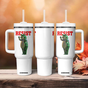 Funny Inflatable Portland Frog Resist Tumbler With Handle Freedom Protest TS02 Print Your Wear