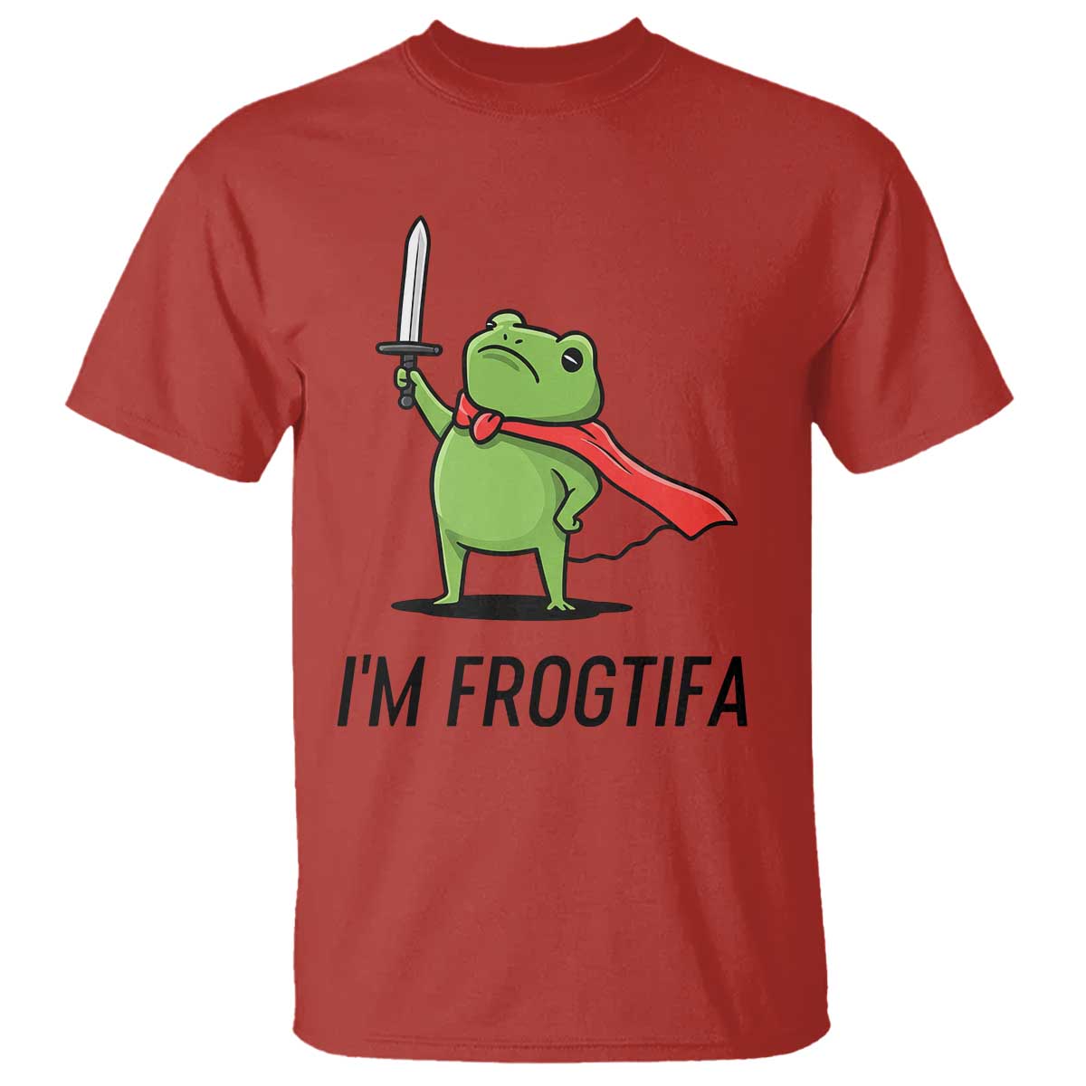 Funny Huzzah Frog T Shirt Im Frogtifa Knight Resist Protest TS02 Red Print Your Wear
