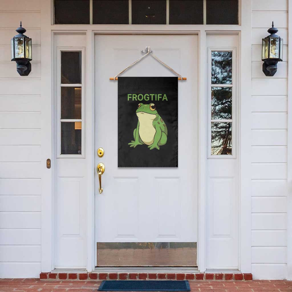 Funny Frogtifa Garden Flag Resist Frog Protest Against Fascism TS02 Print Your Wear