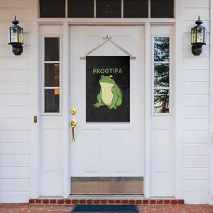 Funny Frogtifa Garden Flag Resist Frog Protest Against Fascism TS02 Print Your Wear
