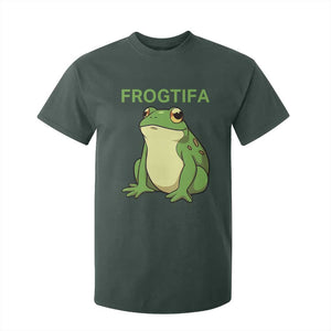 Funny Frogtifa T Shirt For Kid Resist Frog Protest Against Fascism TS02 Dark Forest Green Print Your Wear