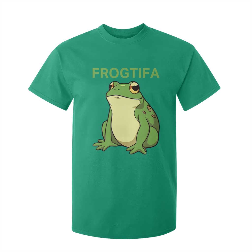 Funny Frogtifa T Shirt For Kid Resist Frog Protest Against Fascism TS02 Irish Green Print Your Wear