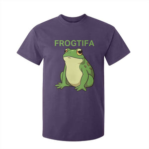 Funny Frogtifa T Shirt For Kid Resist Frog Protest Against Fascism TS02 Purple Print Your Wear