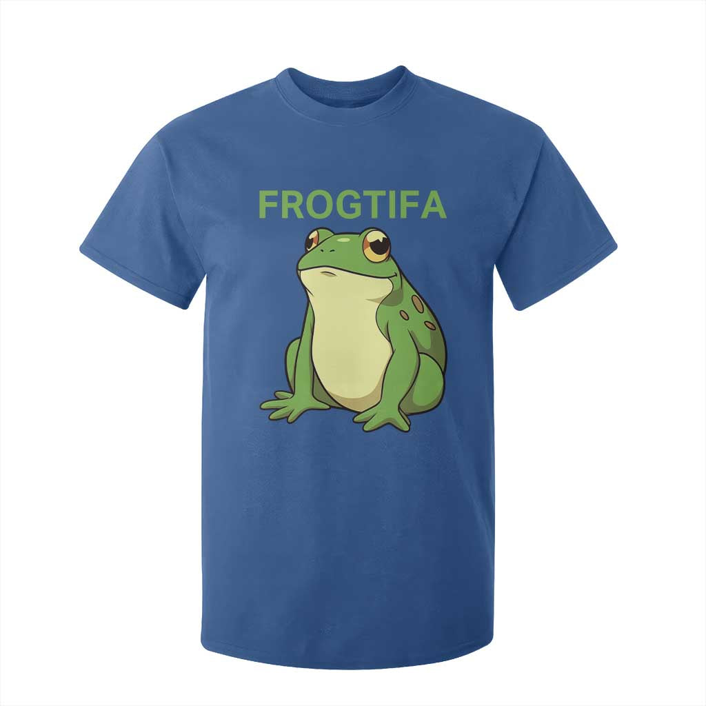 Funny Frogtifa T Shirt For Kid Resist Frog Protest Against Fascism TS02 Royal Blue Print Your Wear