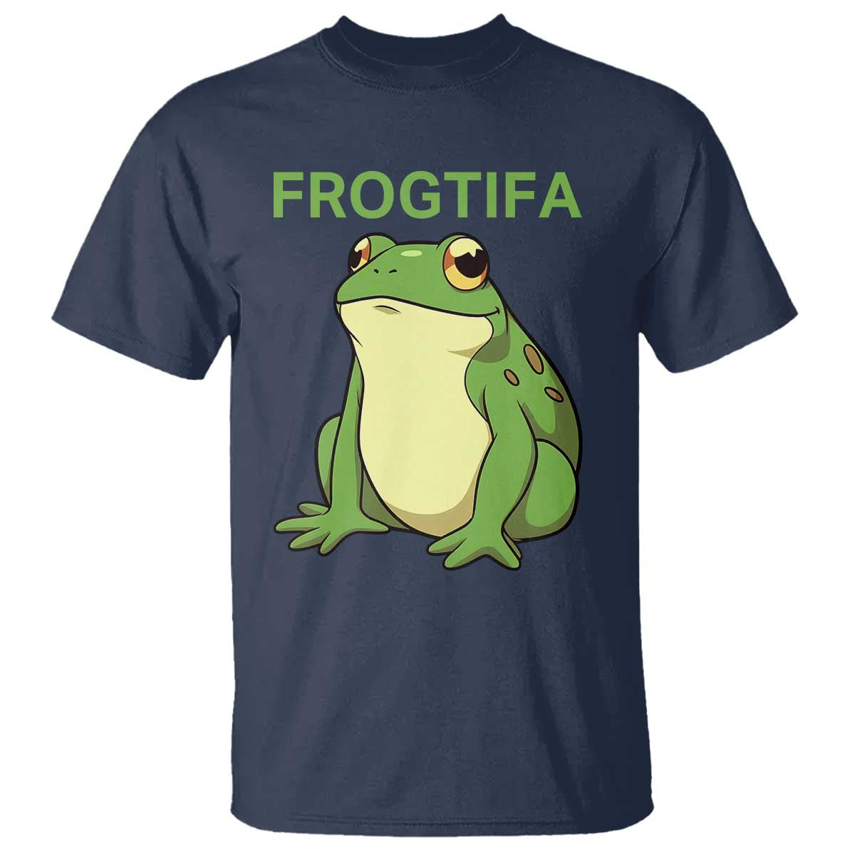 Funny Frogtifa T Shirt Resist Frog Protest Against Fascism TS02 Navy Print Your Wear