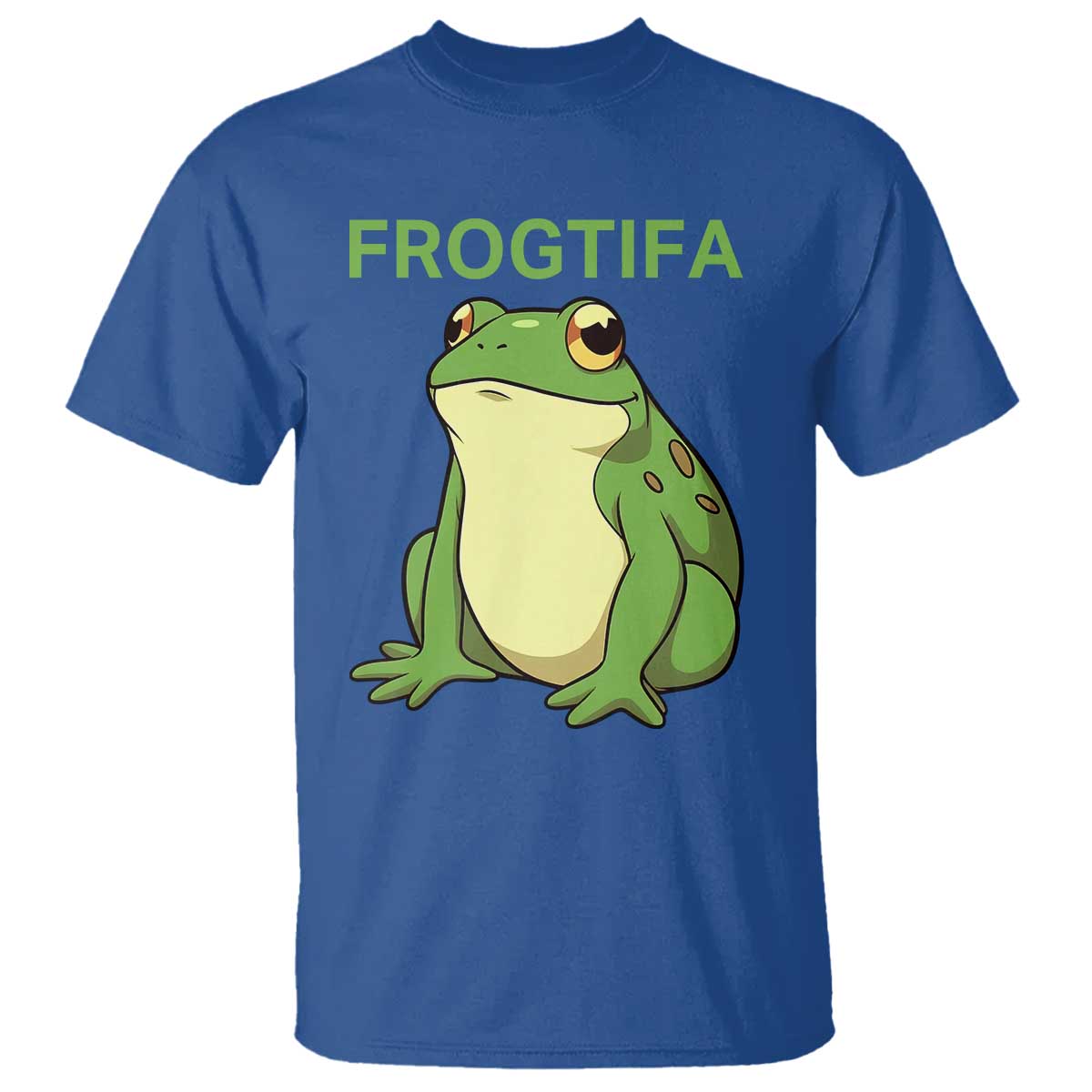 Funny Frogtifa T Shirt Resist Frog Protest Against Fascism TS02 Royal Blue Print Your Wear
