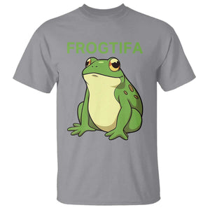 Funny Frogtifa T Shirt Resist Frog Protest Against Fascism TS02 Sport Gray Print Your Wear