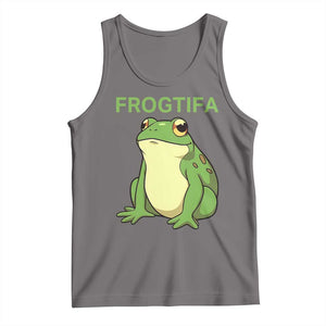Funny Frogtifa Tank Top Resist Frog Protest Against Fascism TS02 Deep Heather Print Your Wear