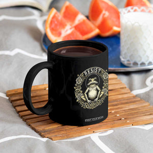 Zen Frog Resist Coffee Mug Sacred Resistance Protest Ornate Style Graphic TS02 Print Your Wear