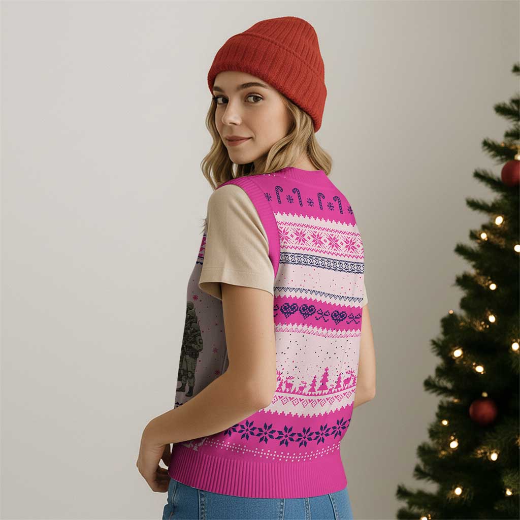 Funny Frog Protest Comic Graphic V-Neck Knit Sweater Vest Ribbit Resist Stand Against TS02 Print Your Wear