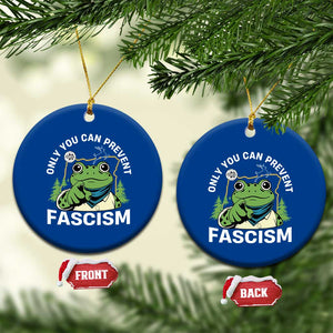 Only You Can Prevent Fascism Portland Frog Ceramic Ornament Resist Protest Scenic Edition TS02 1pc Blue Print Your Wear
