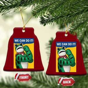 We Can Do It Rosie Frog Ceramic Ornament Resist Protest Parody Feminist Retro Poster TS02 Print Your Wear