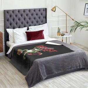 Sword Wielding Frog Resistance Throw Blanket Resist Protest No Kings TS02 Print Your Wear