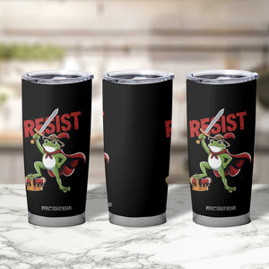 Sword Wielding Frog Resistance Tumbler Cup Resist Protest No Kings TS02 Print Your Wear