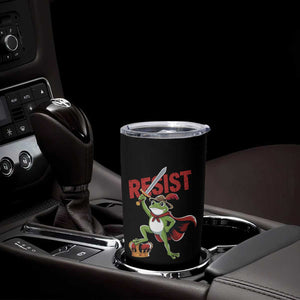 Sword Wielding Frog Resistance Tumbler Cup Resist Protest No Kings TS02 Print Your Wear