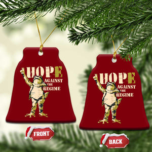 Stencil Protest Frog Ceramic Ornament Hope Against the Regime Portland Inflatable Resistance TS02 Print Your Wear