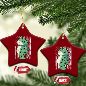 We The People Portland Frog Ceramic Ornament Patriotic Protest American Flag TS02 Print Your Wear