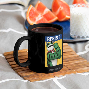Resist Rosie Frog Coffee Mug Protest Parody Feminist Retro Poster TS02 Print Your Wear
