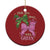 Green and Pink Coquette Bow Christmas Ornament Pink Goes Good With Green TS02 Print Your Wear