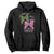 Green and Pink Coquette Bow Hoodie Pink Goes Good With Green TS02 Black Print Your Wear