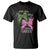 Green and Pink Coquette Bow T Shirt Pink Goes Good With Green TS02 Black Print Your Wear