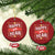 Happy New Year 2025 Christmas Ornament Confetti Fireworks Party Supplies Family Matching TS02 Circle Red Print Your Wear