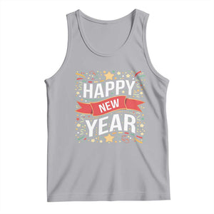 Happy New Year 2025 Tank Top Confetti Fireworks Party Supplies Family Matching TS02 Athletic Heather Print Your Wear