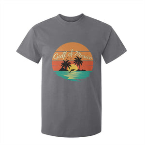 Gulf Of Mexico T Shirt For Kid Forever Beach Palms Summer Vacation TS02 Charcoal Print Your Wear