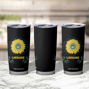 Ukraine Sunflower Tumbler Cup Ukrainian Flag TS02 Print Your Wear