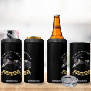 Elbows Up 4 in 1 Can Cooler Tumbler Canada Is Not For Sale Goose Vs Eagle TS02 Print Your Wear