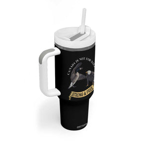 Elbows Up Tumbler With Handle Canada Is Not For Sale Goose Vs Eagle TS02 Print Your Wear