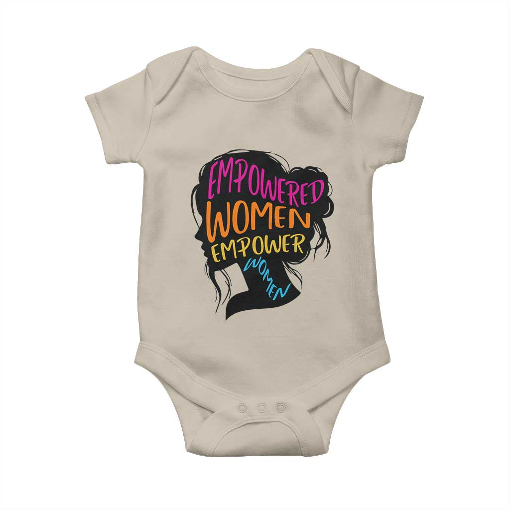 Empowered Women Empower Women Baby Onesie TS02 Sand Print Your Wear