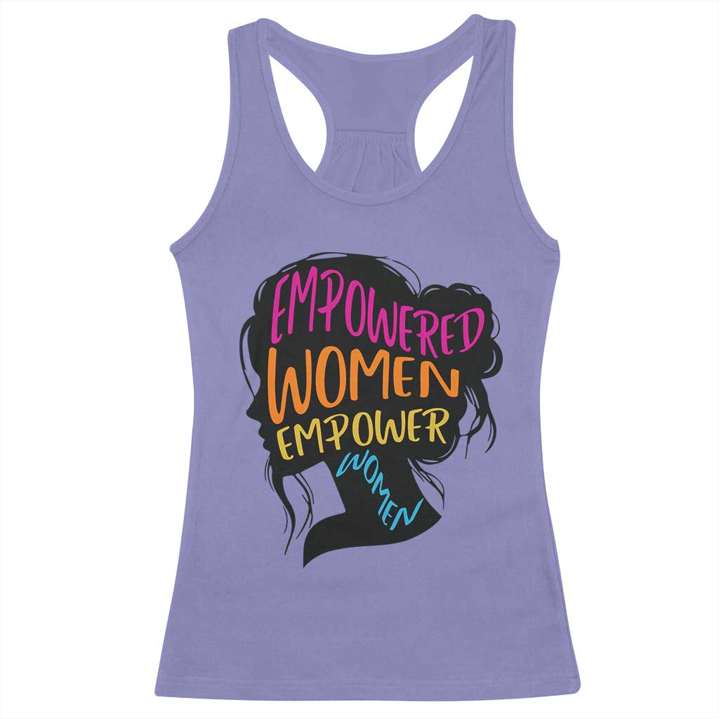 Empowered Women Empower Women Racerback Tank Top TS02 Violet Print Your Wear
